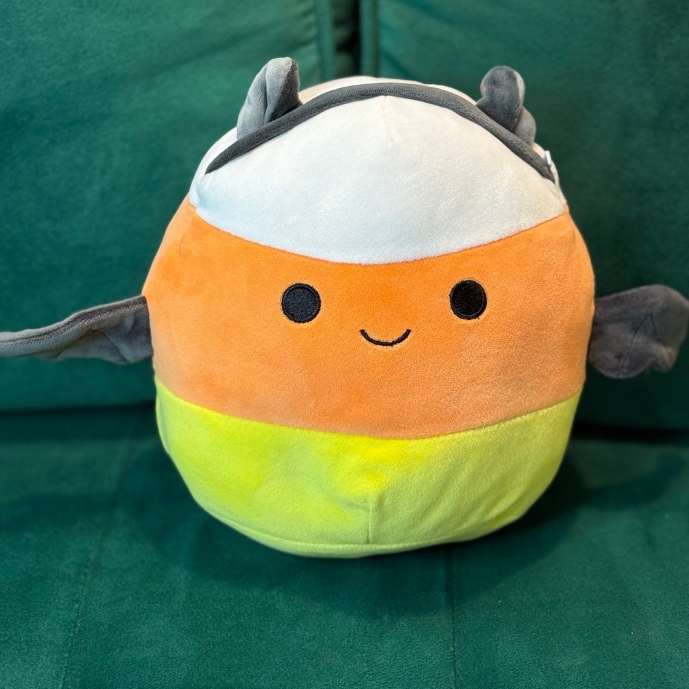 Squishmallows Candy Corn Bat Plush Stuffed Animal Halloween Decor‎